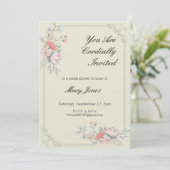 Extravagante Rahmen 12x18 Bridal Dusche Einladung (Stehend Vorderseite)