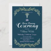 Extravagante Rahmen Abschluss LPN Kindergeburt Zer Einladung (Vorderseite)