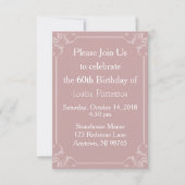 Extravagante Rahmen Geburtstag Große Druckeinladun Einladung (Vorderseite)