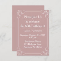 Extravagante Rahmen Geburtstag Große Druckeinladun