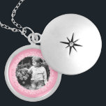 Extravagante Rahmen in Rosa, benutzerdefiniertes F Versilberte Kette<br><div class="desc">Elegantes und einfaches Foto-Rahmen-Design.</div>