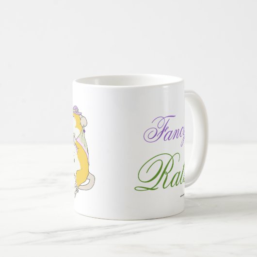 Extravagante Ratten-Tasse Kaffeetasse (VorderseiteRechts)