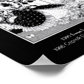 Extravagante Rokoko Frau Russische Jugendstil Poster (Ecke)