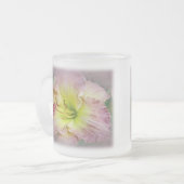 Extravagante rosa Taglilie Mattglastasse (Vorderseite Links)