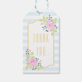 Extravagante Rose Blueberry Danke, dass Sie Tags g Geschenkanhänger