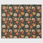 Extravagante Rose Geschenkpapier (Flach)