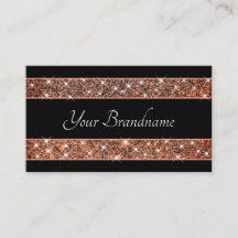 Extravagante Rose Gold Glitzer Spark Sterne auf Sc