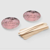 Extravagante Rose Quinceanera Pink Fächer (Non-assembled)