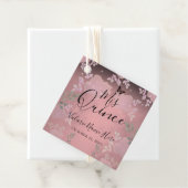 Extravagante Rose Quinceanera Pink Geschenkanhänger (Beispiel)