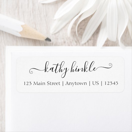 Extravagante Rücksendeadresse (Insitu)