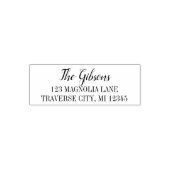 Extravagante Rücksendeadresse Permastempel (Design)