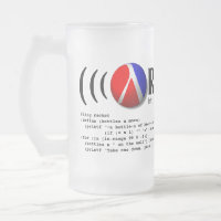 Extravagante Schläger-Bier-Tasse