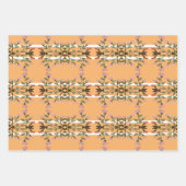 Extravagante Schubladenpapiere oder Blatt-Geschenk Geschenkpapier Set (Vorderseite 2)