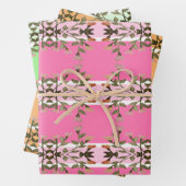 Extravagante Schubladenpapiere oder Blatt-Geschenk Geschenkpapier Set (Beispiel)