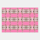 Extravagante Schubladenpapiere oder Blatt-Geschenk Geschenkpapier Set (Vorderseite)