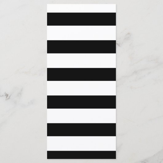 Extravagante Script 4x9 Wedding Menu Card für Plat Menükarte (Rückseite)