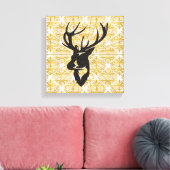 Extravagante Silhouette Leinwanddruck (Insitu (Wohnzimmer))