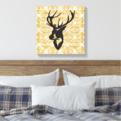 Extravagante Silhouette Leinwanddruck (Insitu (Schlafzimmer))