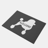 Extravagante Silhouette von Dosen nach weißem Stan Fußmatte (Schrägansicht)