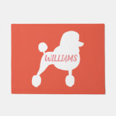 Extravagante Silhouette von Dosen nach weißem Stan Fußmatte (Vorderseite)