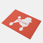 Extravagante Silhouette von Dosen nach weißem Stan Fußmatte (Schrägansicht)