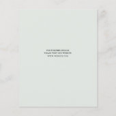 Extravagante Skripteinsätze speichern Flyer (Hinten)