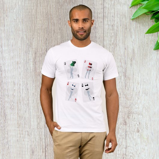 Extravagante Spielkarten Mens T - Shirt