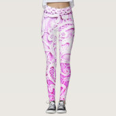 Extravagante Spitze Leggings (Vorderseite)