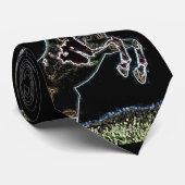 Extravagante SpringenpferdeKrawatte Krawatte (Gerollt)