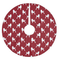 Extravagante Standard Poodle Silhouetten Muster Ro