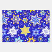 Extravagante Sterne von David Geschenkpapier Set (Vorderseite 2)