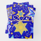 Extravagante Sterne von David Geschenkpapier Set (Beispiel)