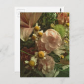 Extravagante Sunshine-Blume Postkarte (Vorne/Hinten)