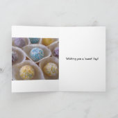 Extravagante Süßigkeiten Geburtstagsdesign Karte (Innenseite)