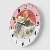 Extravagante Tasse Große Wanduhr (Winkel)
