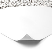 Extravagante Taube Poster (Ecke)