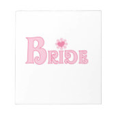 Extravagante Textbrücke Notizblock (Vorderseite)