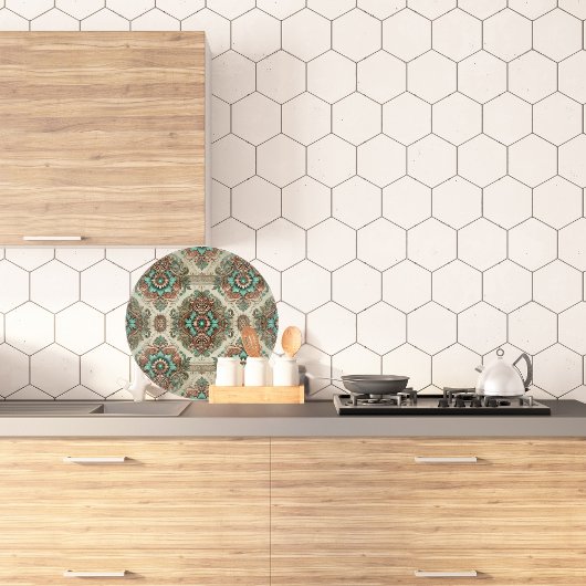 Extravagante traditionelle Runde Schneidebrett