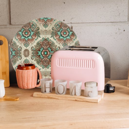 Extravagante traditionelle Runde Schneidebrett