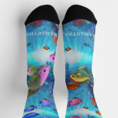 Extravagante tropische Fischsocken für tropische C Socken (Oben)