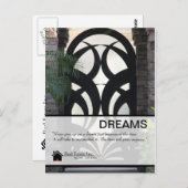 Extravagante Tür Real Anwesen Postkarte (Vorne/Hinten)