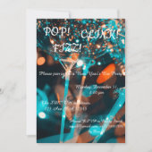 Extravagante und Des Spaß-Sylvesterabends Einladung (Vorderseite)