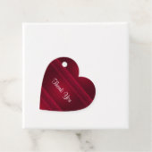 Extravagante und elegante Rot Hintergrund Stilvoll Geschenkanhänger (Beispiel)