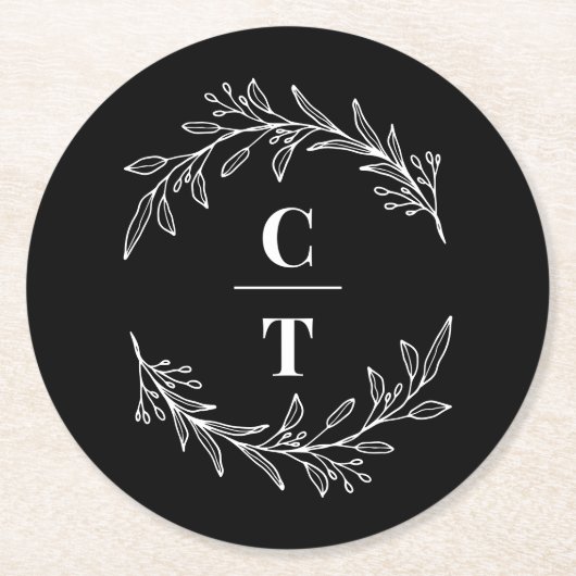 Extravagante Untersetzer für Farbhochzeiten (Vorderseite)