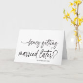 Extravagante Verheiratung nach Hochzeit Karte (Gelbe Blume)