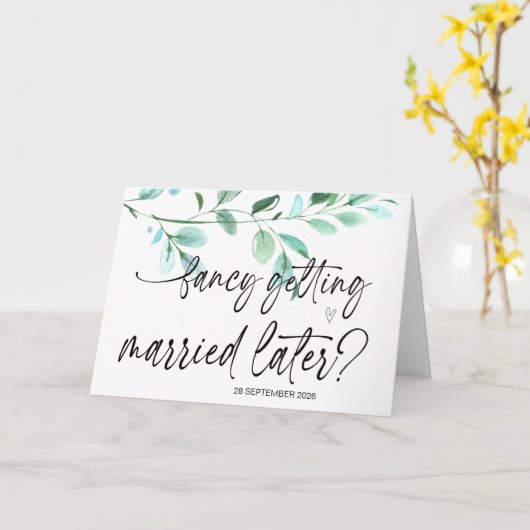 Extravagante Verheiratung nach Hochzeit Karte (Gelbe Blume)