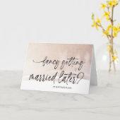 Extravagante Verheiratung nach Hochzeit Karte (Gelbe Blume)