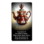 Extravagante Verzierte englische Teekanne Kaffeeka (Vorne)