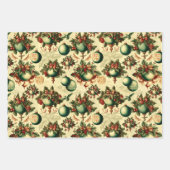 Extravagante Viktorianische Ornamente Geschenkpapier Set (Vorderseite 3)