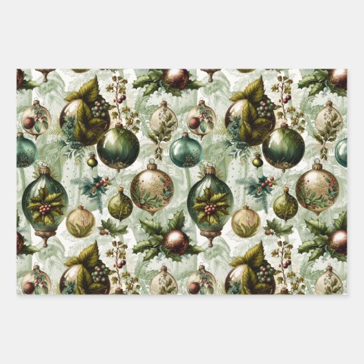 Extravagante Viktorianische Ornamente II Geschenkpapier Set (Vorderseite 3)